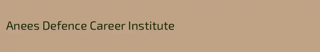 Anees Defence Career Institute